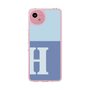 スリムプロテクションケース［ オリジナル - initial two tone - H blue ］