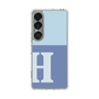 スリムプロテクションケース［ オリジナル - initial two tone - H blue ］