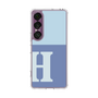 スリムプロテクションケース［ オリジナル - initial two tone - H blue ］