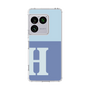 スリムプロテクションケース［ オリジナル - initial two tone - H blue ］