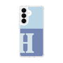 スリムプロテクションケース［ オリジナル - initial two tone - H blue ］