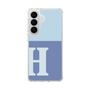 スリムプロテクションケース［ オリジナル - initial two tone - H blue ］