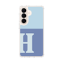 スリムプロテクションケース［ オリジナル - initial two tone - H blue ］