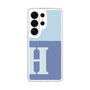 スリムプロテクションケース［ オリジナル - initial two tone - H blue ］