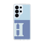 スリムプロテクションケース［ オリジナル - initial two tone - H blue ］