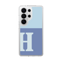 スリムプロテクションケース［ オリジナル - initial two tone - H blue ］