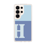 スリムプロテクションケース［ オリジナル - initial two tone - H blue ］