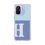 スリムプロテクションケース［ オリジナル - initial two tone - H blue ］