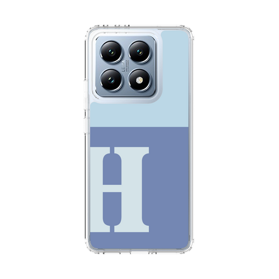 スリムプロテクションケース［ オリジナル - initial two tone - H blue ］
