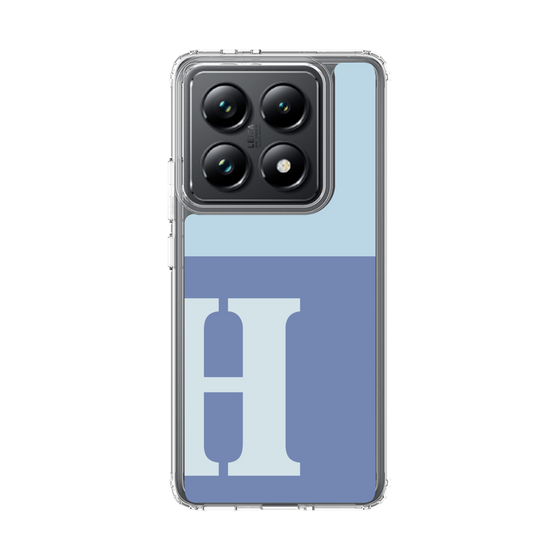スリムプロテクションケース［ オリジナル - initial two tone - H blue ］
