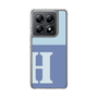 スリムプロテクションケース［ オリジナル - initial two tone - H blue ］