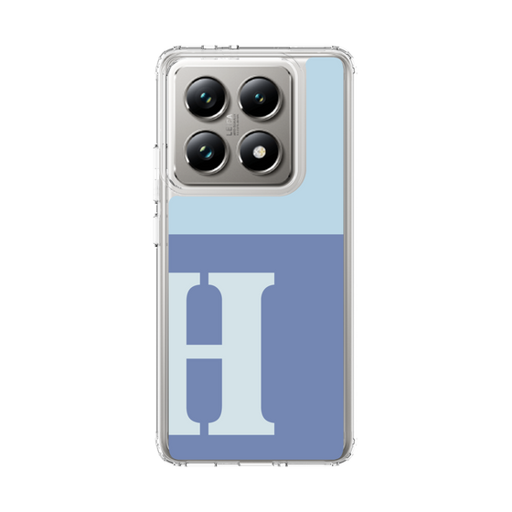 スリムプロテクションケース［ オリジナル - initial two tone - H blue ］