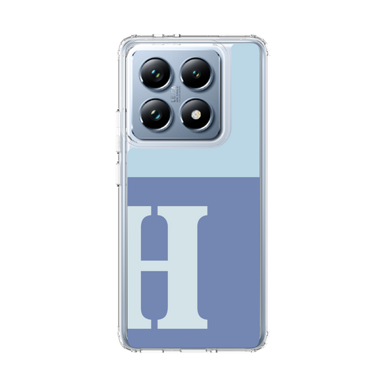 スリムプロテクションケース［ オリジナル - initial two tone - H blue ］