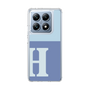 スリムプロテクションケース［ オリジナル - initial two tone - H blue ］