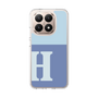 スリムプロテクションケース［ オリジナル - initial two tone - H blue ］