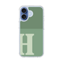 スリムプロテクションケース［ オリジナル - initial two tone - H green ］