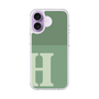 スリムプロテクションケース［ オリジナル - initial two tone - H green ］