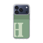 スリムプロテクションケース［ オリジナル - initial two tone - H green ］