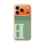 スリムプロテクションケース［ オリジナル - initial two tone - H green ］