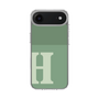 スリムプロテクションケース［ オリジナル - initial two tone - H green ］