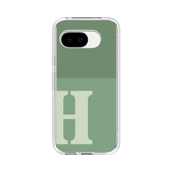 スリムプロテクションケース［ オリジナル - initial two tone - H green ］