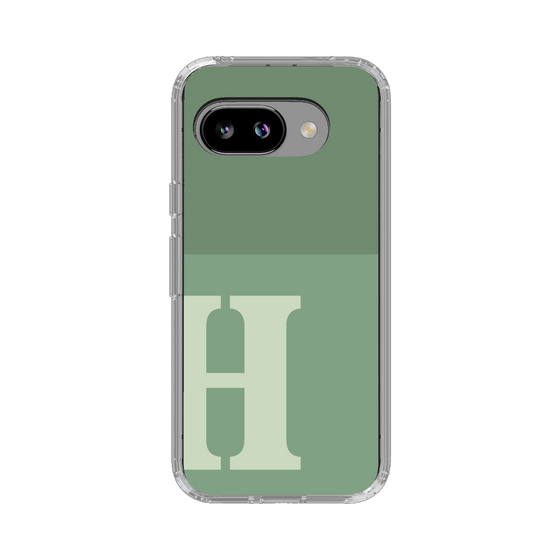 スリムプロテクションケース［ オリジナル - initial two tone - H green ］