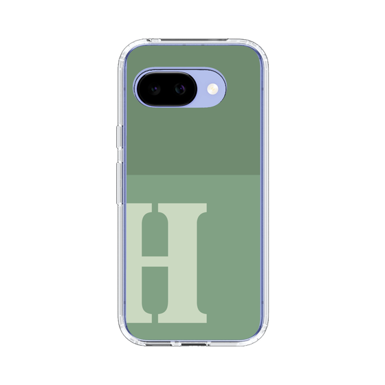 スリムプロテクションケース［ オリジナル - initial two tone - H green ］
