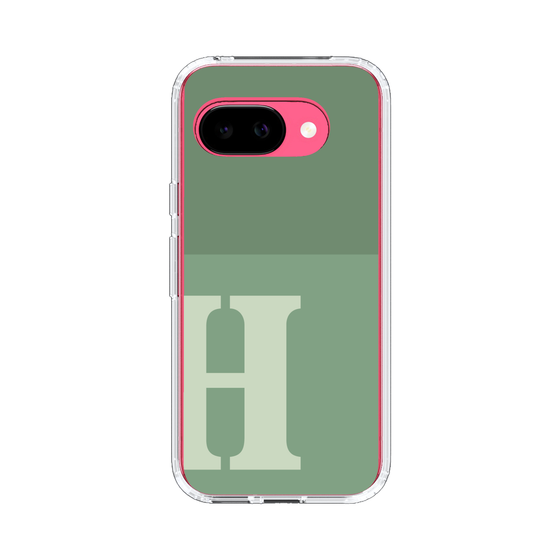 スリムプロテクションケース［ オリジナル - initial two tone - H green ］