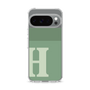 スリムプロテクションケース［ オリジナル - initial two tone - H green ］