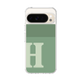 スリムプロテクションケース［ オリジナル - initial two tone - H green ］