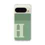 スリムプロテクションケース［ オリジナル - initial two tone - H green ］
