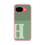 スリムプロテクションケース［ オリジナル - initial two tone - H green ］
