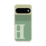 スリムプロテクションケース［ オリジナル - initial two tone - H green ］