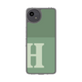 スリムプロテクションケース［ オリジナル - initial two tone - H green ］