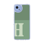 スリムプロテクションケース［ オリジナル - initial two tone - H green ］
