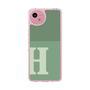 スリムプロテクションケース［ オリジナル - initial two tone - H green ］