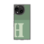 スリムプロテクションケース［ オリジナル - initial two tone - H green ］