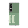 スリムプロテクションケース［ オリジナル - initial two tone - H green ］