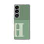 スリムプロテクションケース［ オリジナル - initial two tone - H green ］