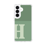 スリムプロテクションケース［ オリジナル - initial two tone - H green ］