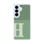 スリムプロテクションケース［ オリジナル - initial two tone - H green ］