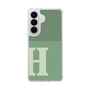 スリムプロテクションケース［ オリジナル - initial two tone - H green ］
