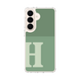 スリムプロテクションケース［ オリジナル - initial two tone - H green ］