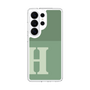 スリムプロテクションケース［ オリジナル - initial two tone - H green ］