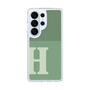 スリムプロテクションケース［ オリジナル - initial two tone - H green ］