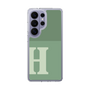 スリムプロテクションケース［ オリジナル - initial two tone - H green ］