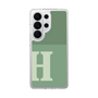 スリムプロテクションケース［ オリジナル - initial two tone - H green ］