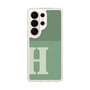 スリムプロテクションケース［ オリジナル - initial two tone - H green ］