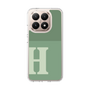 スリムプロテクションケース［ オリジナル - initial two tone - H green ］