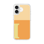 スリムプロテクションケース［ オリジナル - initial two tone - I orange ］